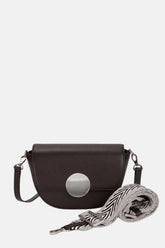 Oryany - Lottie Saddle Crossbody Small Handbags - Dark Chocolate / One Size